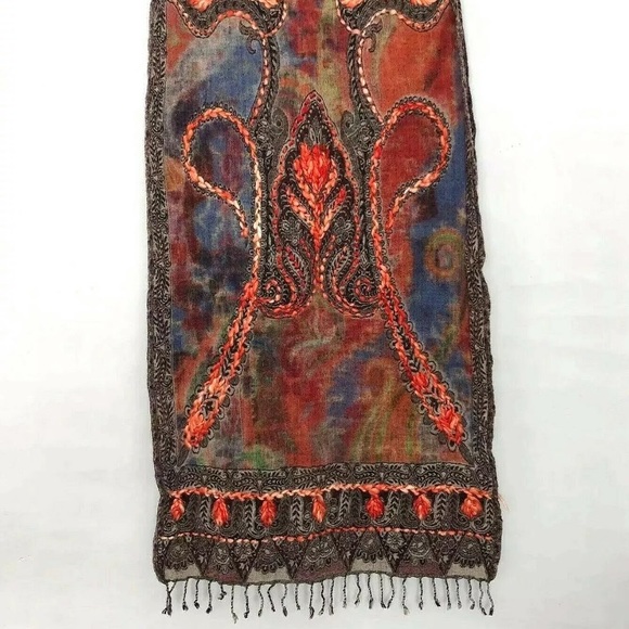 Free People Accessories - Free People Chunky Woven Knit Scarf Fringe